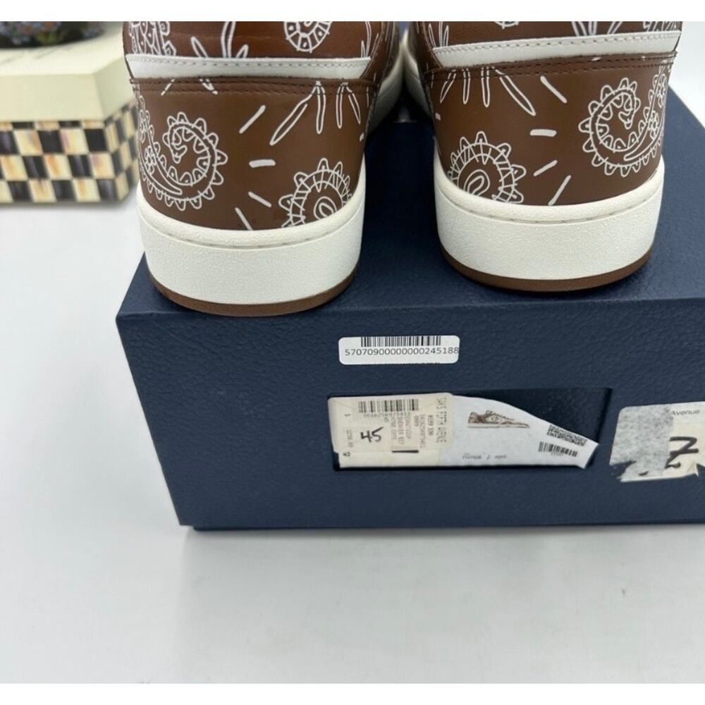 Men's Dior B 27 low Paisley sneakers size 45 made in Italy - Picture 4 of 12